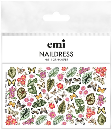 E.Mi слайдеры Naildress Slider Design №111 Оранжерея 1 шт