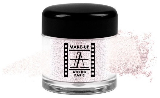 Пудра Make-Up Atelier Paris PP05 рассыпчатая Holographic White Pink розовый