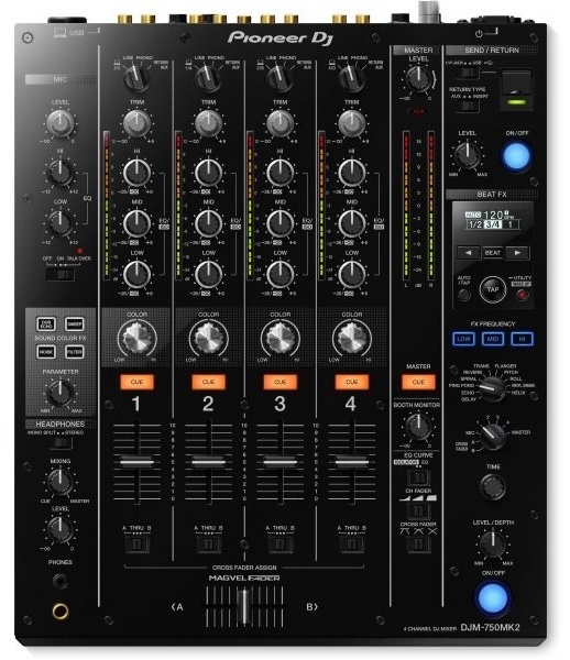 Купить Микшерный пульт Pioneer DJM-750MK2 черный в Алматы – Магазин на ...