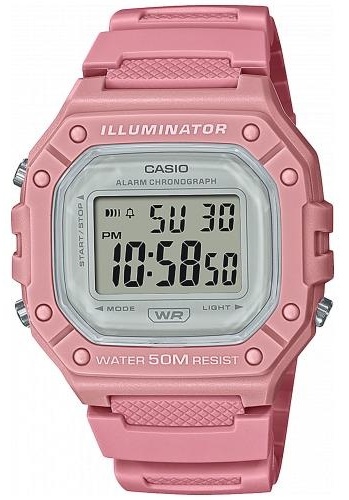 Кварцевые CASIO Casio_W-218HC-4AVDF пластик