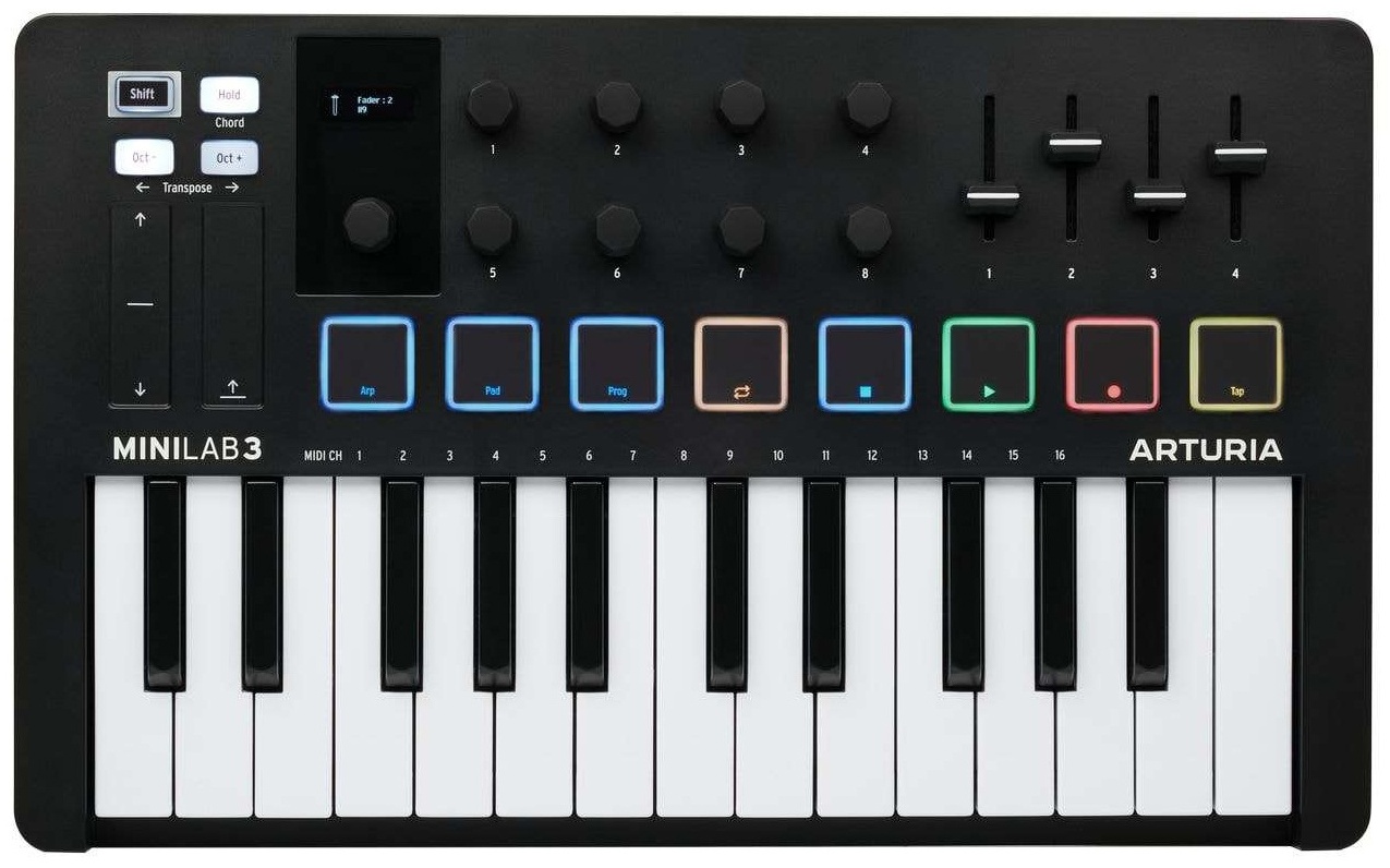 MIDI-клавиатура Arturia MiniLAB 3 Black Edition