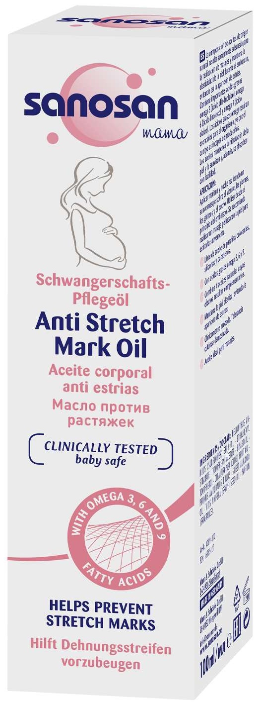 Купить Sanosan Anti stretch mark oil масло 100 мл в Алматы – Магазин на ...