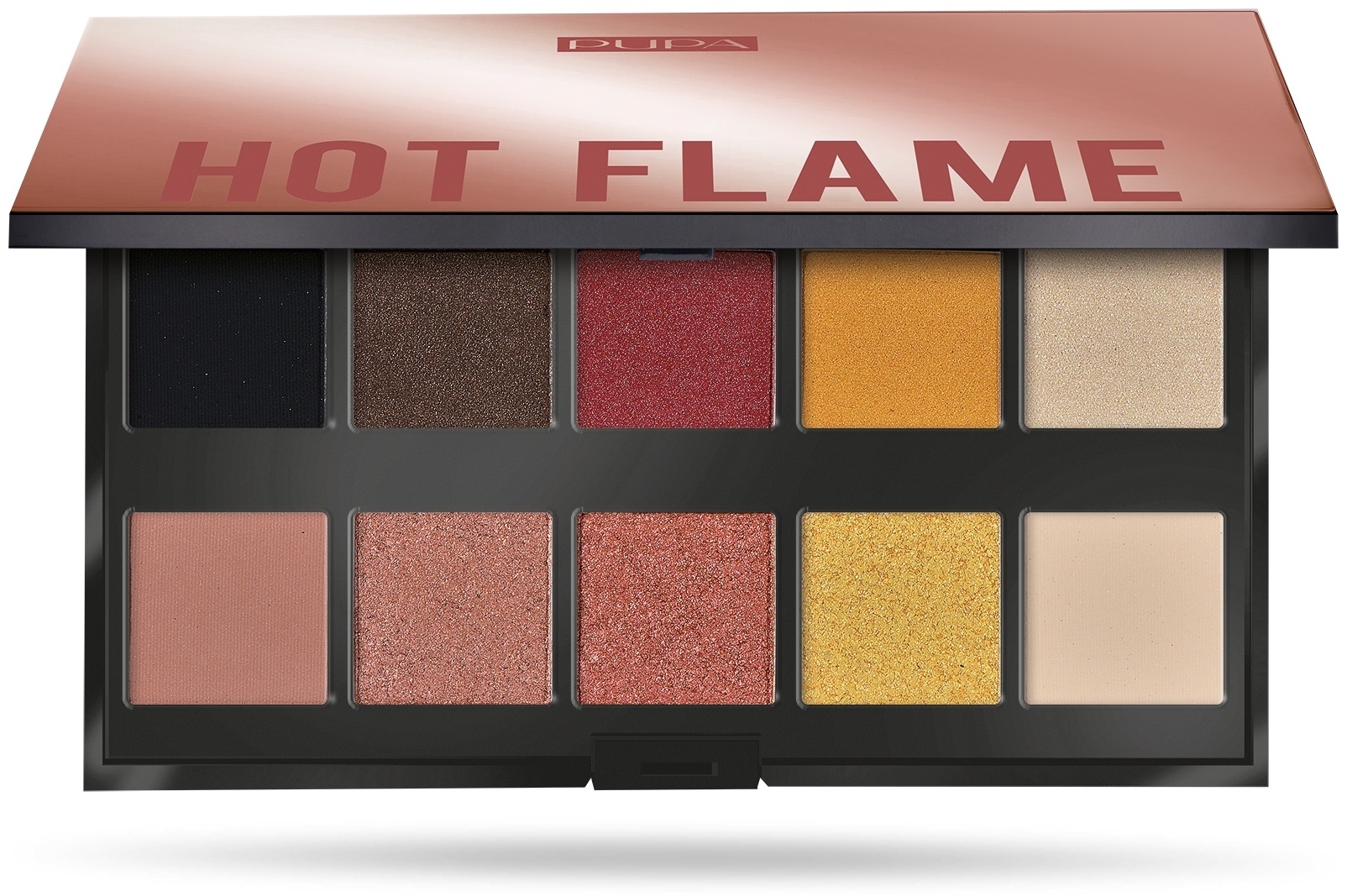 PUPA тени прессованные Make Up Stories 002 Hot Flame