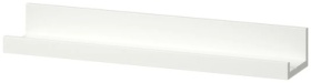 Полка IKEA Мосслэнда 20371877, 56х12x7 см, белый