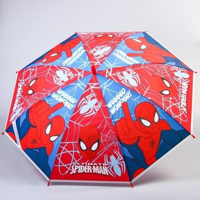 Складной зонт Marvel механика красный