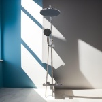 Minotti душевой набор (гарнитур) c изливом для ванны термостат Avanti Chrome