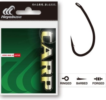 Крючки карповые Hayabusa P-1 BN №2 10pcs
