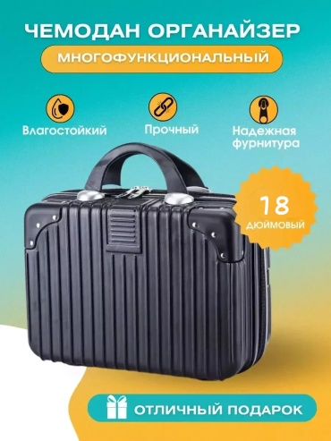 Чемодан AAZ 241094 пластик 18 л черный