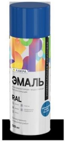 Лакра эмаль RAL 5005 синий 520 мл