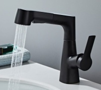 Смеситель LUXURY YD-0225B, латунь, цвет черный