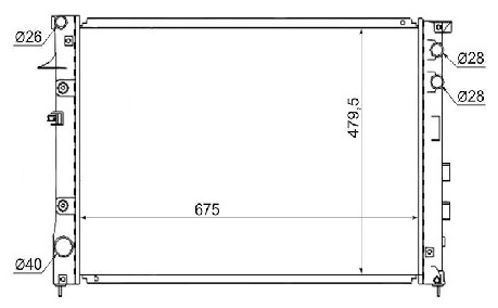 SAT радиатор основной SB0006