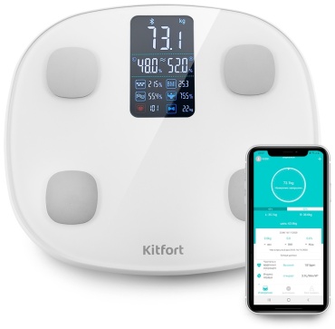 Напольные весы Kitfort электронные KT-808 до 180 кг