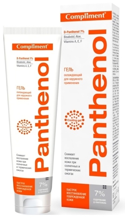 Купить Compliment Panthenol Aloe Vera охлаждающий гель для тела 75 мл в ...
