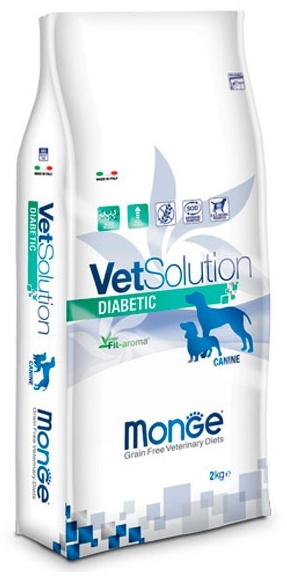 Купить Корм Monge VetSolution Diabetic при сахарном диабете 2 кг в ...