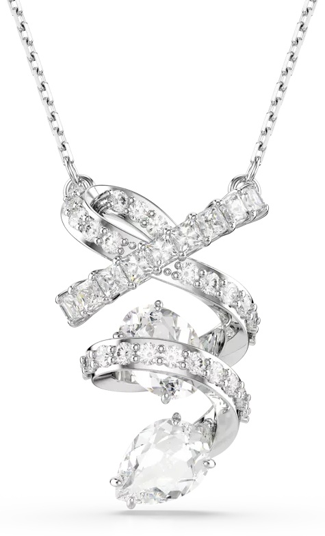 Swarovski длина 45 см ювелирный сплав, кристаллы Swarovski, цирконий