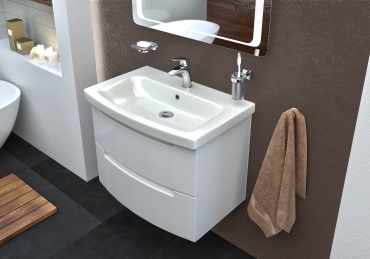 Тумба с раковиной AQUARODOS HEADWAY 70 , 70x54x45 см, белый