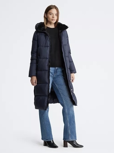 Зимняя куртка Calvin Klein синий