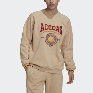 Худи adidas бежевый