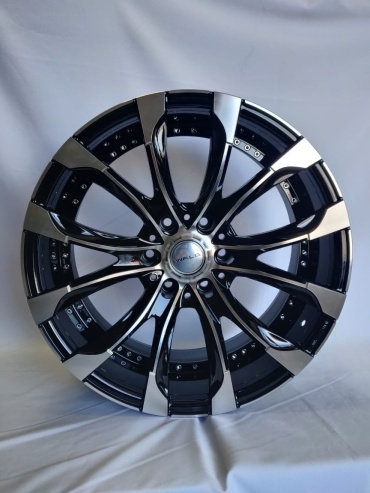 RS 195 9x20/6x139.7 D106.1 ET10 4 диска черный, серебристый