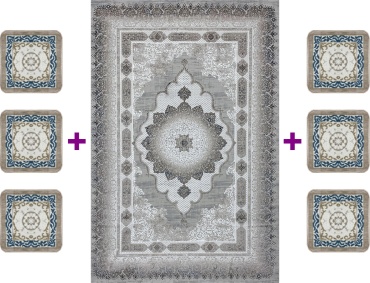 Ковер Basaran 150x230 см, короткий ворс, Турция
