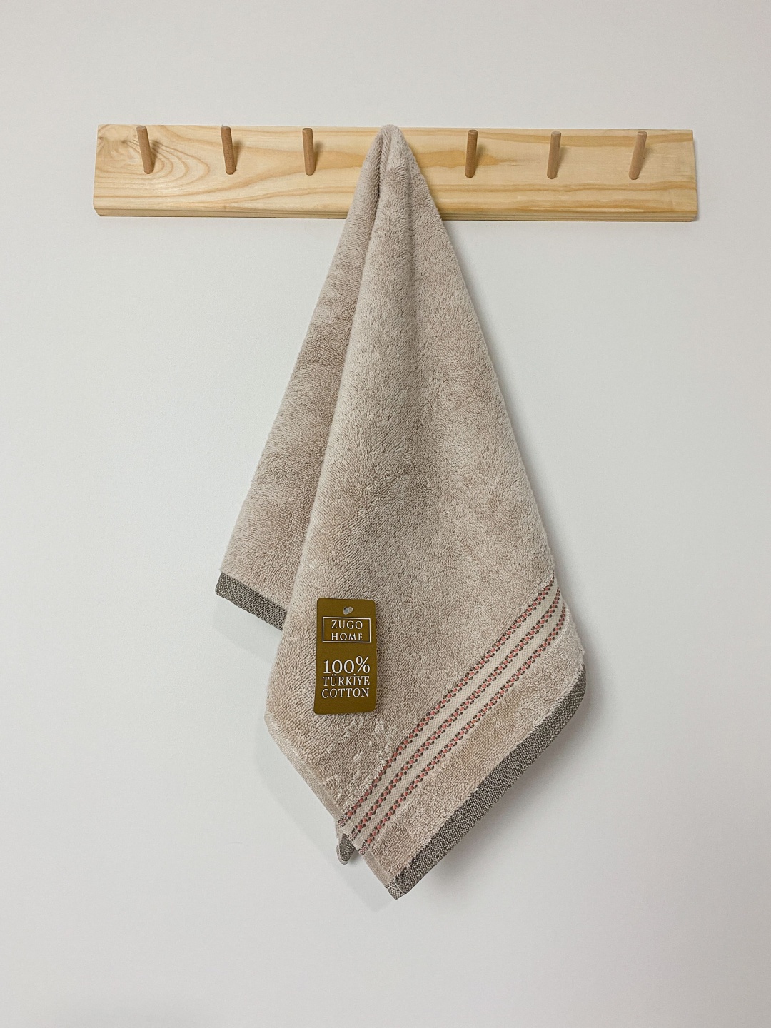 Полотенце Zugo 90x50 см, хлопок, махровая ткань, 1 шт,