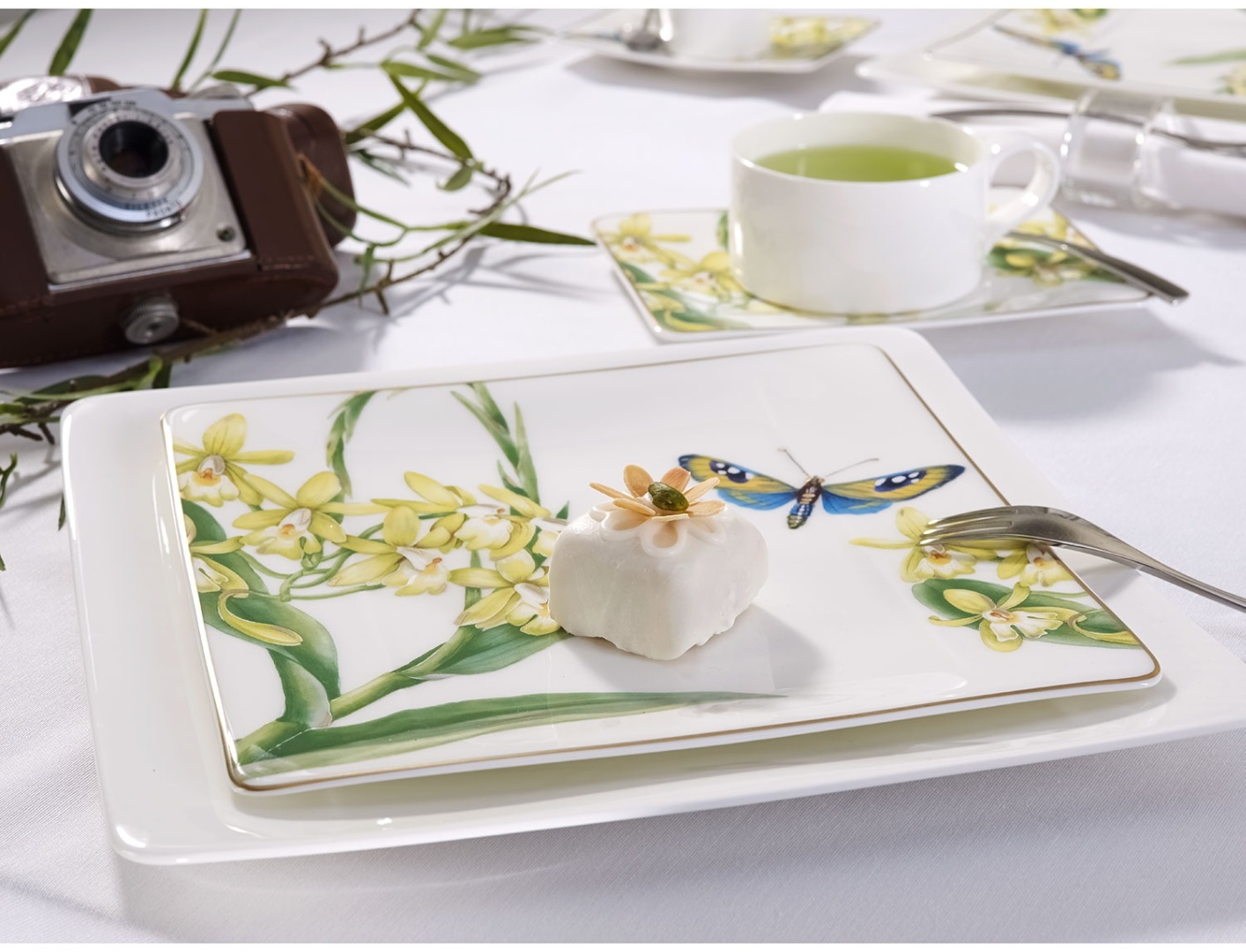 Тарелка Villeroy&Boch 23x23 см, 1 шт, костяной фарфор