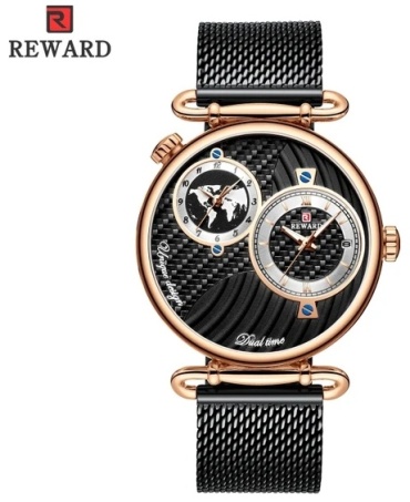 Кварцевые Reward RD62002MGDBK нержавеющая сталь