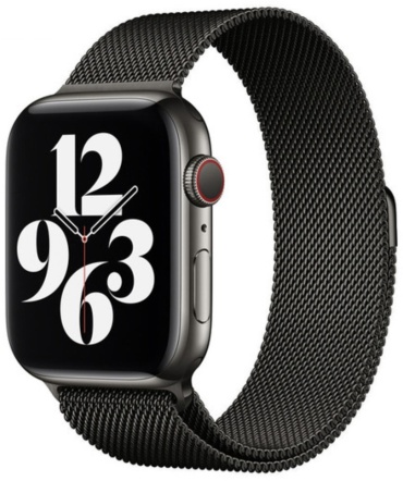 Браслет для Apple Watch Series 5, Watch Series 6, Watch Series 7 черный
