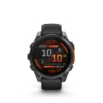 Смарт-часы Garmin Fenix 8 47 мм черно-оранжевый-черный