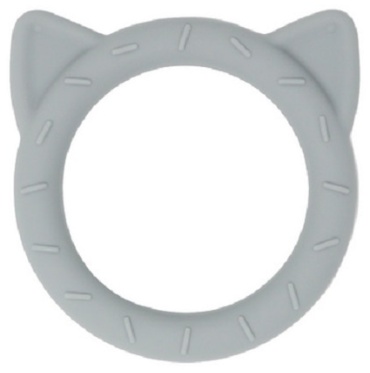 MUSHIE силиконовый прорезыватель Cat Stone
