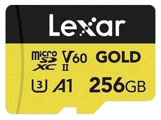 Карта памяти Lexar microSDXC Professional GOLD LMSGOLD256G-BNNNG 256 Гб