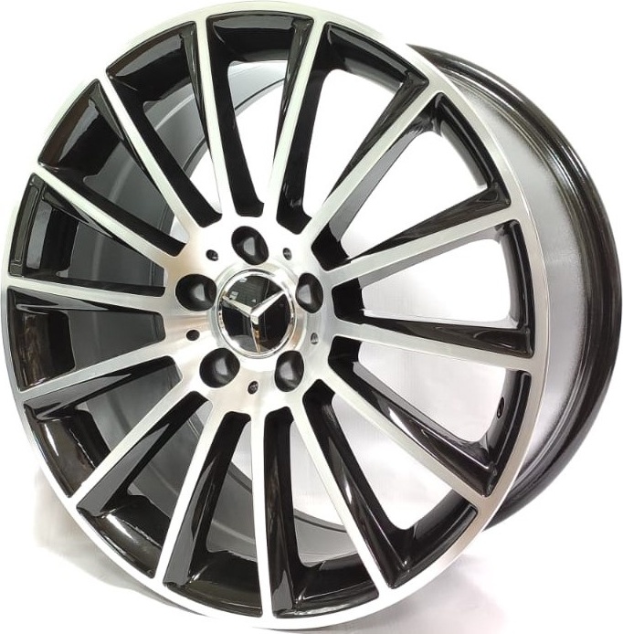 Mercedes-Benz 836 8.5x18/5x112 D66.1 ET35 черный, серебристый