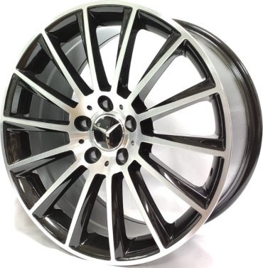 Mercedes-Benz 836 8.5x18/5x112 D66.1 ET35 4 диска черный, серебристый