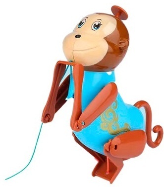 Интерактивная игрушка YINLE Обезьянка на веревке