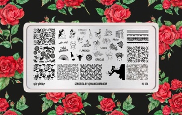 Go! Stamp пластины 124 Senorita