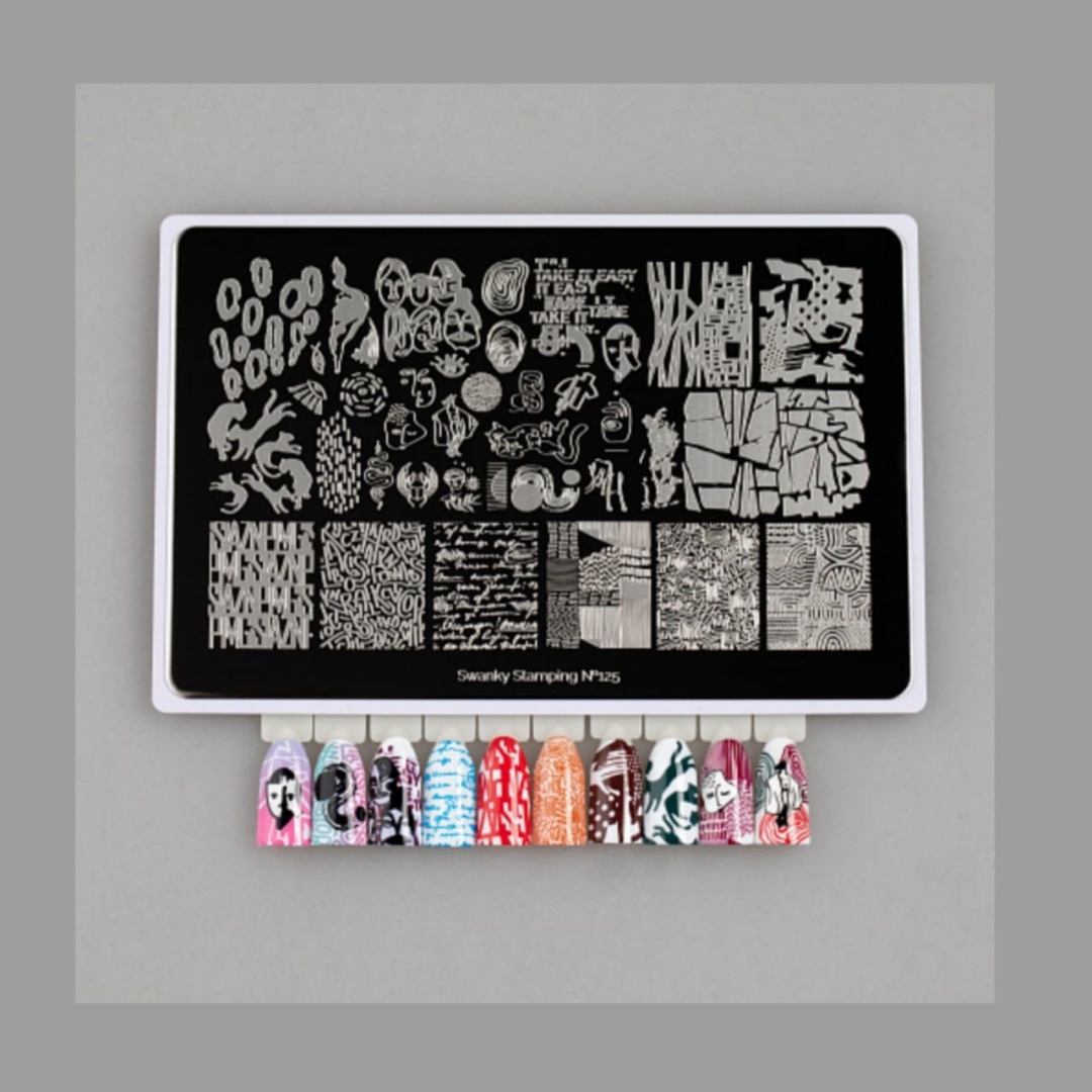 Swanky Stamping пластины для стемпинга №125
