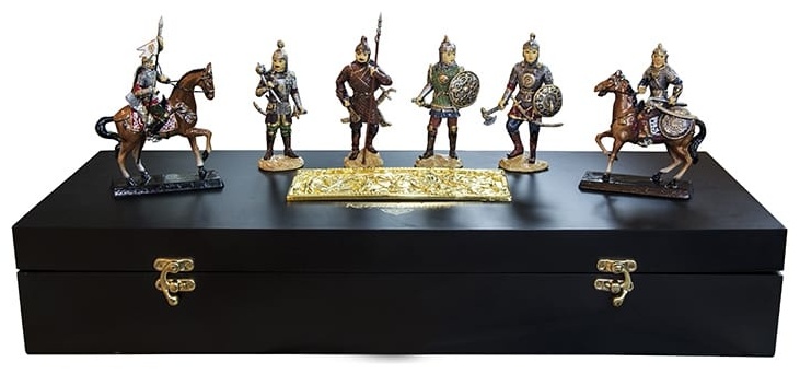 EMPIRE OF THE GREAT STEPPE статуэтка Казахские воины 14 см, полимер