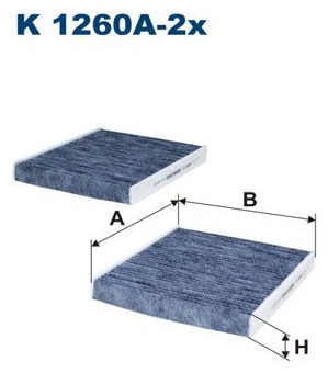 FILTRON Фильтр, Воздух Во Внутренном Пространстве K1260A2X