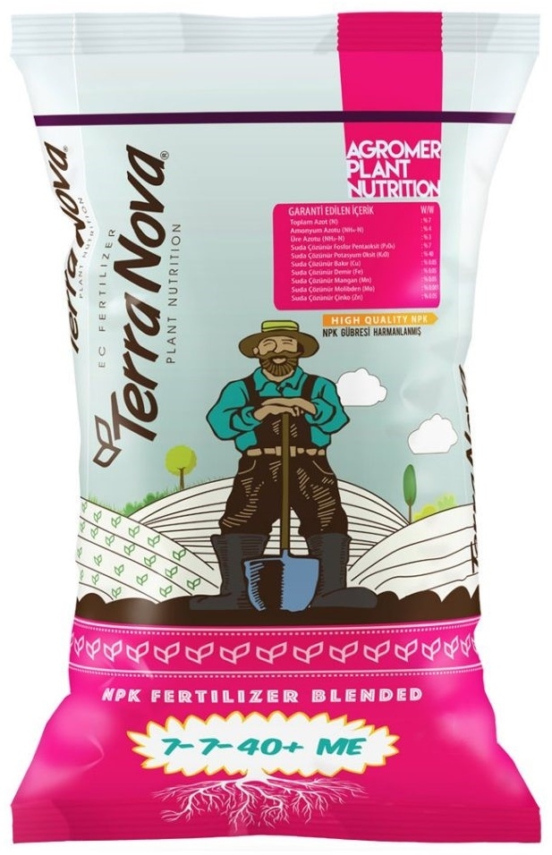 Agromer порошок Terra Nova NPK 7-7-40 л 25 кг