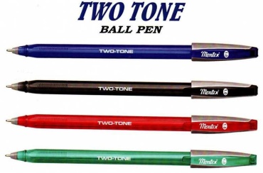 Ручка шариковая Montex Two Tone 10 шт, цвет чернил мультиколор