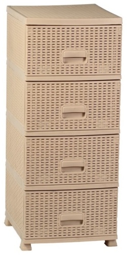 Комод пластиковый Patisson Плетенный 2015-02 38х91х48 см