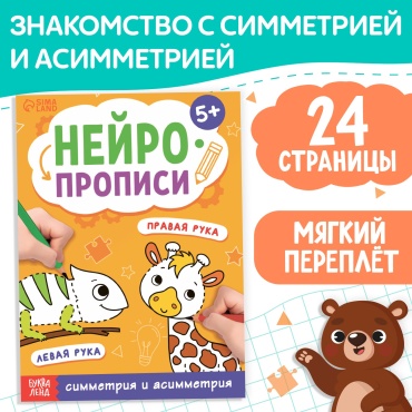 Литвинова Елизавета Александровна: Книга «Нейропрописи. Симметрия и асимметрия», 24 стр