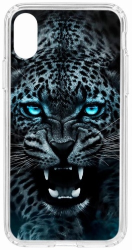 Чехол КRUЧЕ для Apple iPhone X, iPhone Xs голубой