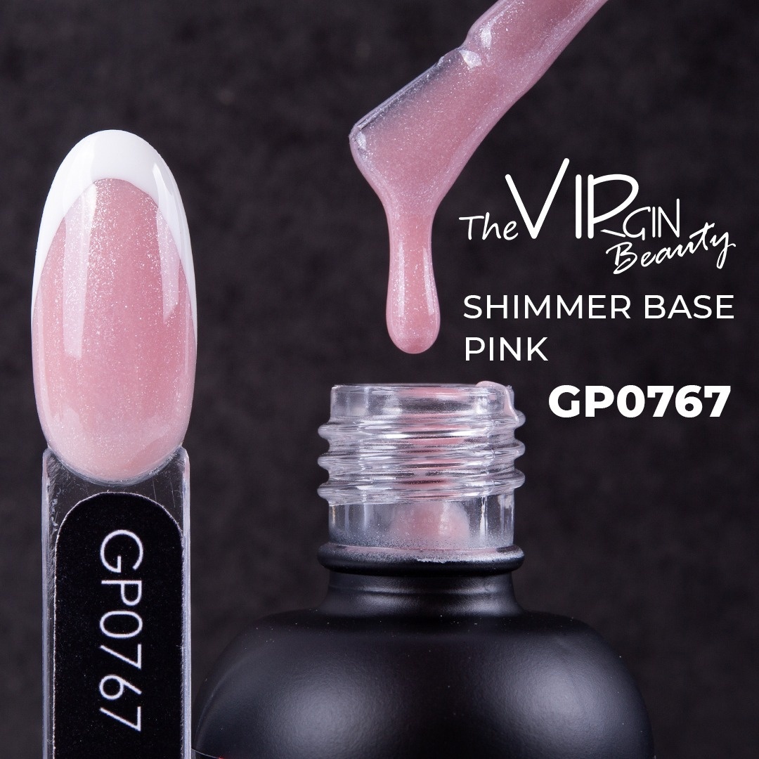 The Virgin Beauty базовое покрытие Shimmer Base Pink GP0767 камуфлирующее 17 мл