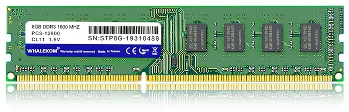 Оперативная память Whalekom WKD8-1600 8 Гб