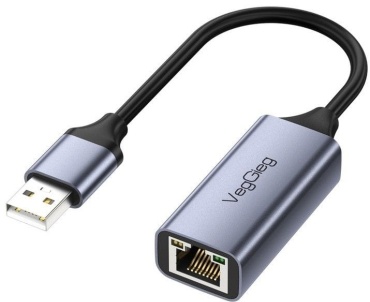 Переходник VegGieg USB 3.0 A - RJ-45 0.12 м V-K306