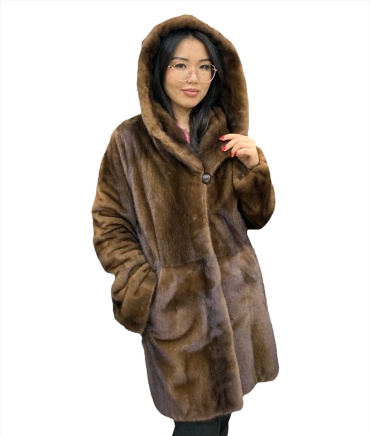 Шуба Europa Furs коричневый