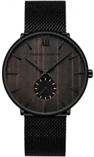 Кварцевые HANNAH MARTIN HM-1002-BKBN нержавеющая сталь