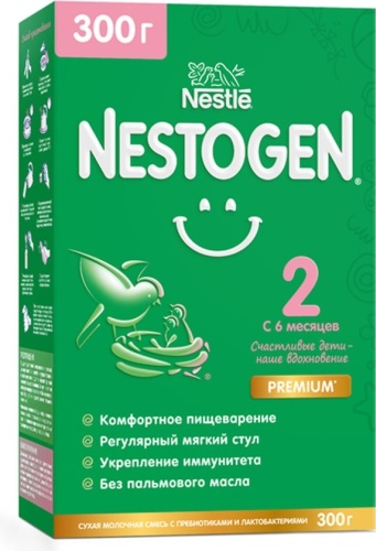 Nestogen Premium 2 с 6 месяцев 300 г