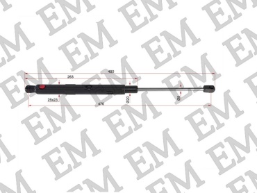 EM E-A2139800164-M для Mercedes-Benz E 200/C 350 2014-2020 черный